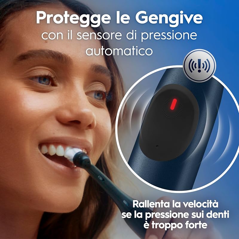 iO 2 Spazzolino Elettrico, con 1 Testina di Ricambio, Blu