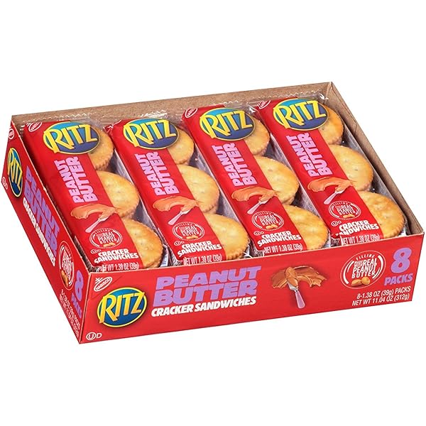 NABISCO RITZ PEANUT BUTTER SANDWICH FILLED CRACKERS, 11.04 OZ