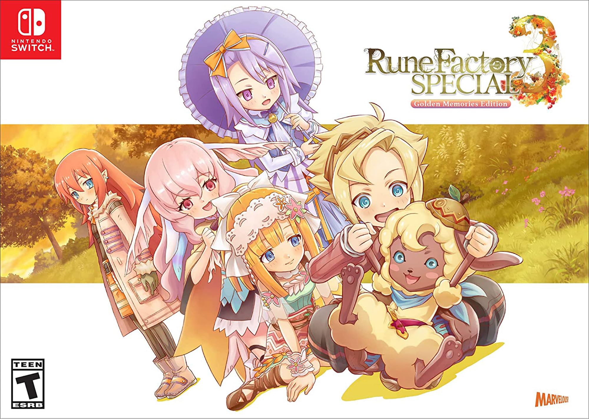 XSEED Games Rune Factory 3: SPECIAL– Golden Memories Limited Edition - Nintendo Switch