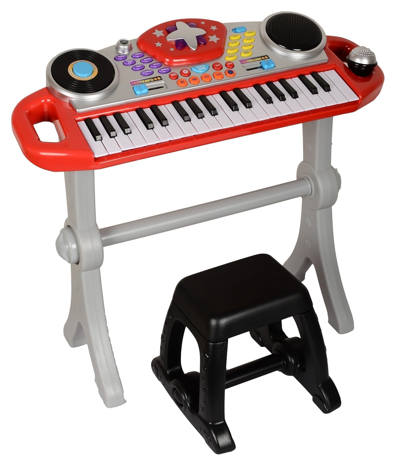 Winfun Kids Keyboard Rock Star Keyboard & Stool Amazon.co.uk Toys & Games