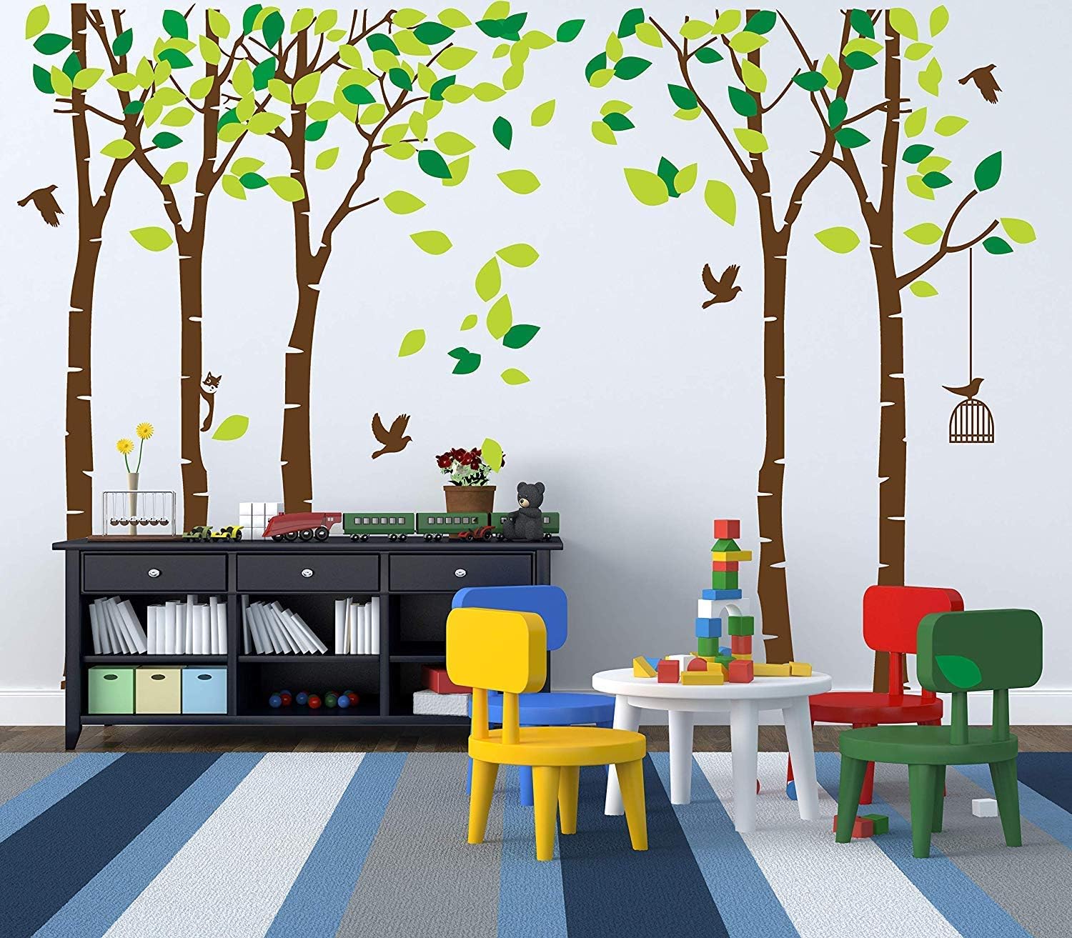 jungle tree wall decal