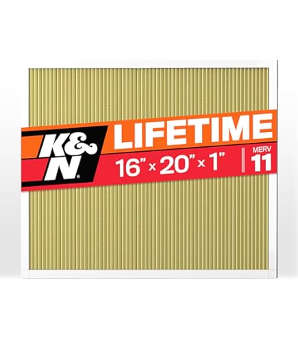 Aazon.co: K&N 24x30x1 HVAC Furnace Air Filter, Lasts A Lifetie - View #11