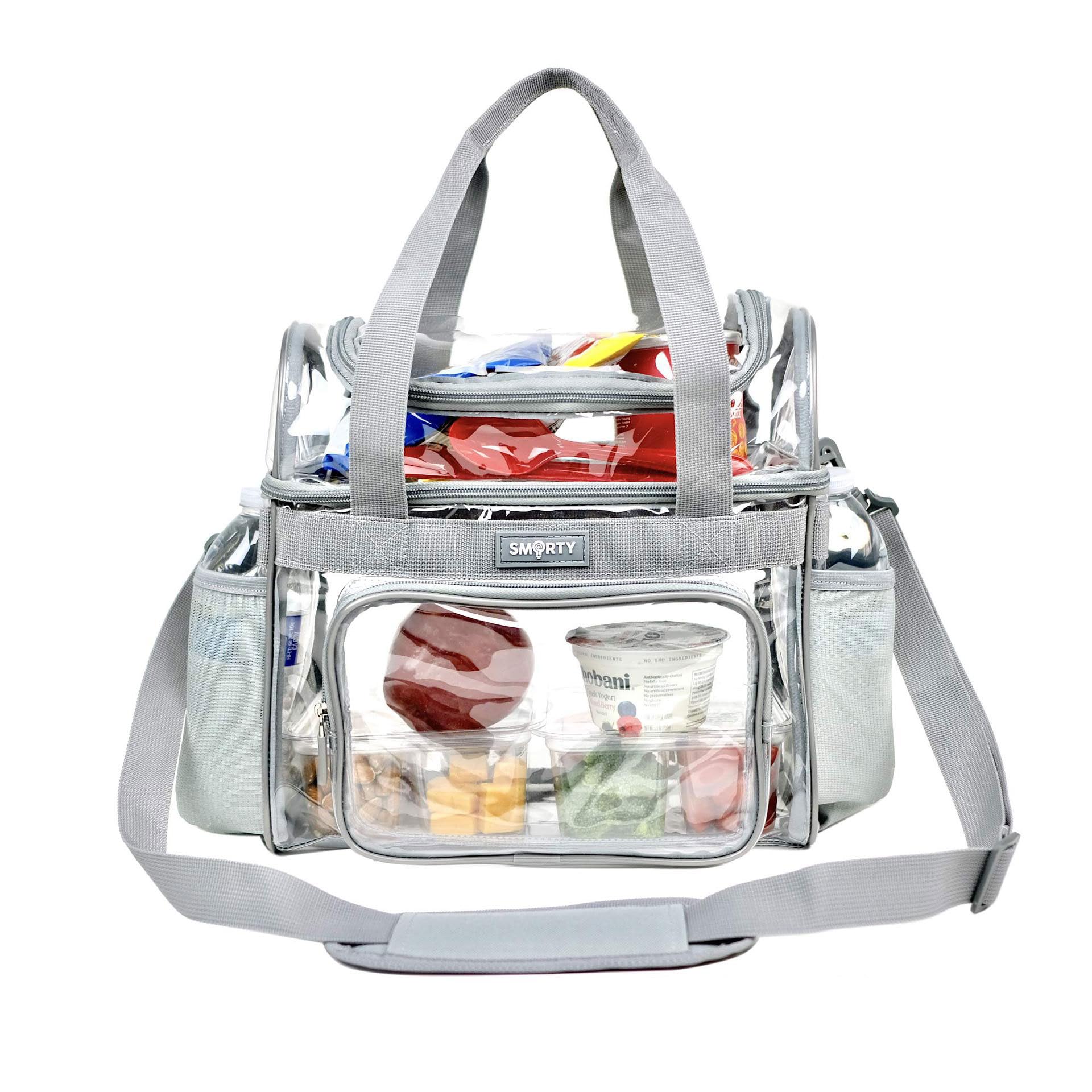 zalati Clear Bag PVC Handbag Double Layer Isolation Bag for Concerts, Sports Events, Camping, Picnic Outdoor Activity