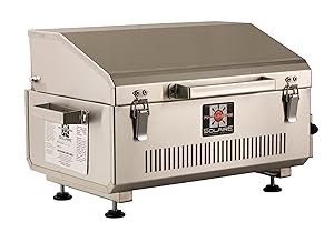 Solaire Anywhere Portable Infrared Propane Gas Grill, Stainless Steel