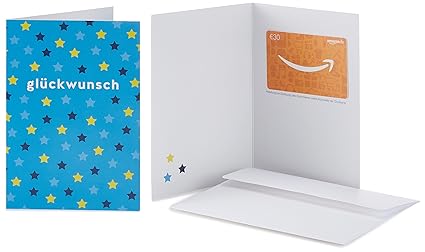 Amazon.de Geschenkkarte in Grußkarte - mit kostenloser Lieferung per Post