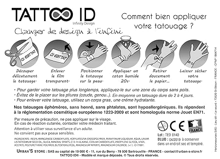 Tatouage Temporaire Ephemere Old School Vintage Tête De Mort