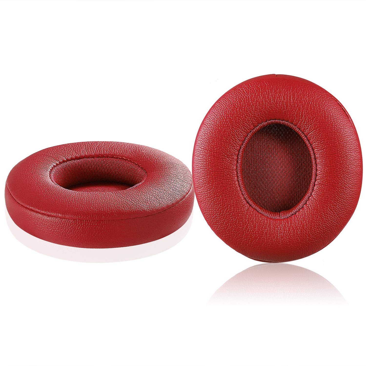 Photo 1 of Solo 2.0 Wired Replacement Earpads, JARMOR Memory Foam Ear Cushion Cover for Beats Solo 2.0 Wired On Ear Headphones by Dr. Dre ONLY, (DOES NOT FIT SOLO 2.0/3.0 WIRELESS) (Red)