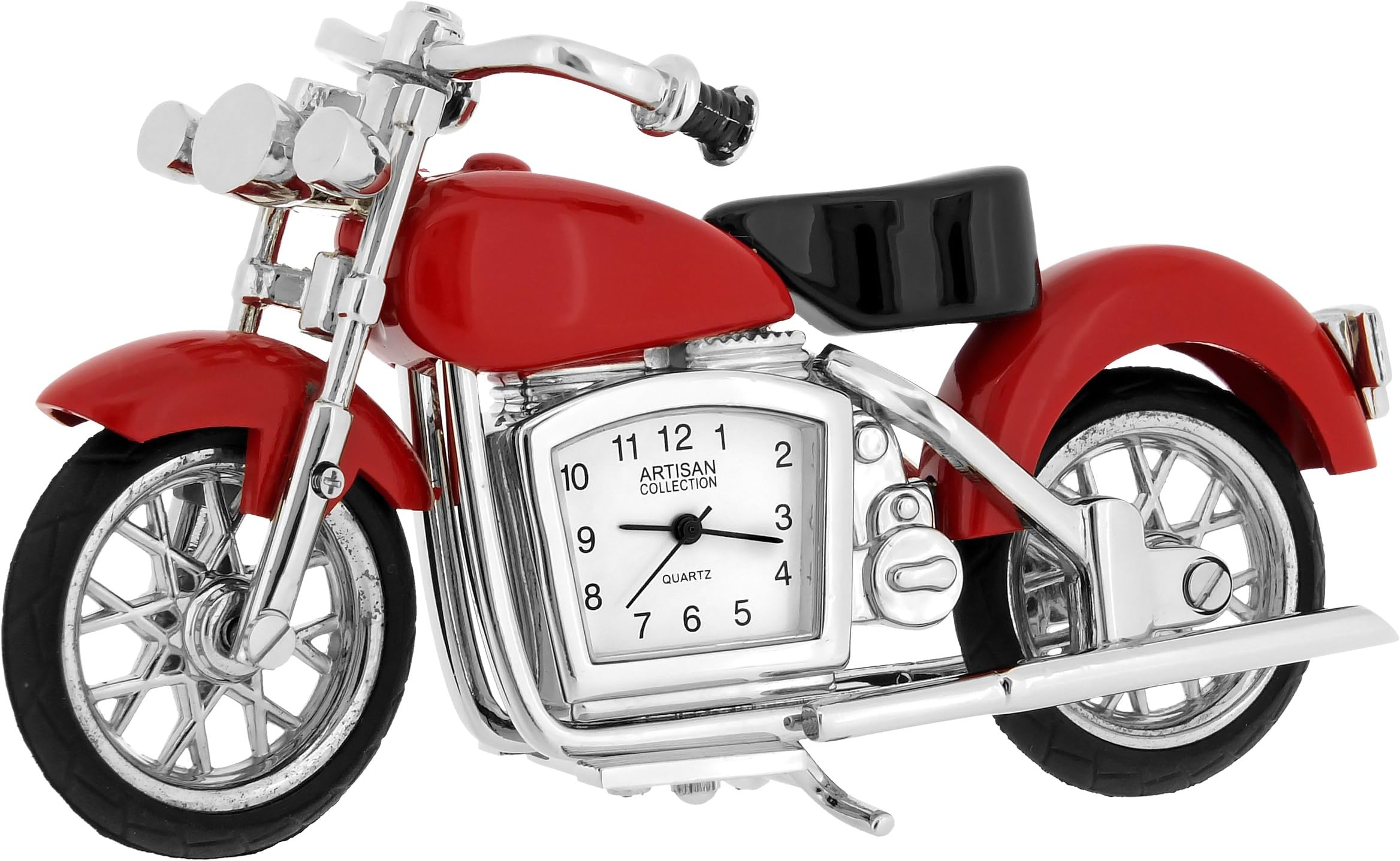Harley Style Motorcycle Collectible Gift Desktop Miniature Clock