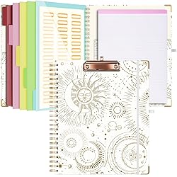 Ospelelf Clipboard Folio with Notepad for Letter