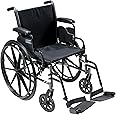 Drive Medical Cruiser III Light Weight Wheelchair with Flip Back Removable Arms, Desk Arms, Swing Away Footrests, 16'' Seat