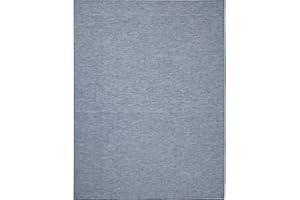 Nourison Positano Indoor-Outdoor Navy Blue 8' x 10' Area Rug, Easy Cleaning, Non Shedding, Bed Room, Living Room, Dining Room, Backyard, Deck, Patio (8x10)