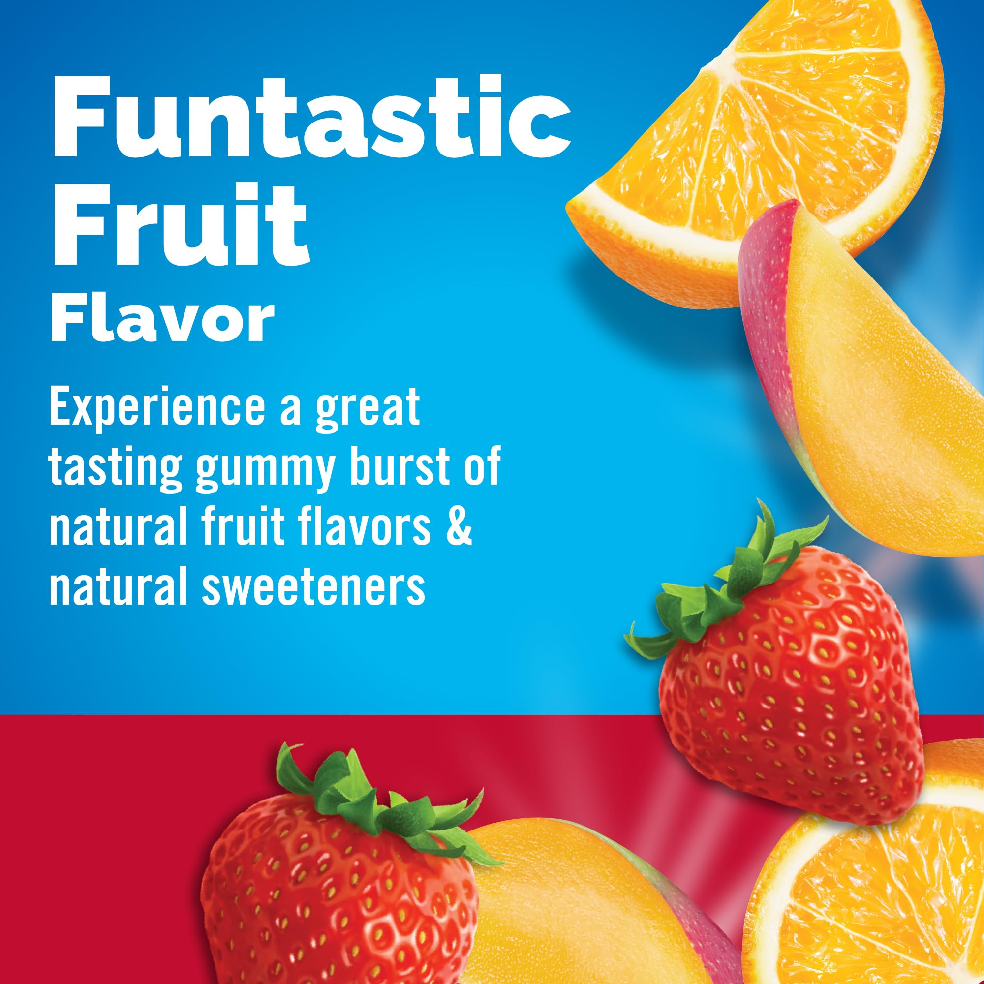 Emergen-C Kidz Vitamin C Immune Support Gummies Fun-Tastic Fruit 44CT includes Zinc, Manganese, B Vitamins and Vitamin D for Back to School Essentials