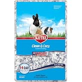 Kaytee Clean &amp; Cozy Extreme Odor Control Hamster Bedding, 40 Liters | Small animal bedding for fresh habitats. Soft paper bedding absorbs up to 6x liquid. Fragrance-free, 99% dust-free