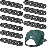 SAINT NIEVE 10 Pack Hat Size Extender, Adjustable Hat Buckle Replacement, TPR+PP Material, Half-Size Hat Adjuster for Fitted Caps, Baseball Hats, and More - Comfortable, Durable, Universal Fit