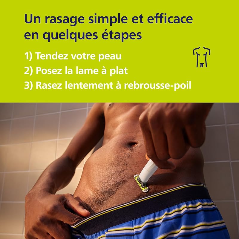 OneBlade Intimate - Rasez et taillez avec une protection supplémentaire pour la peau, modèle QP1930/30