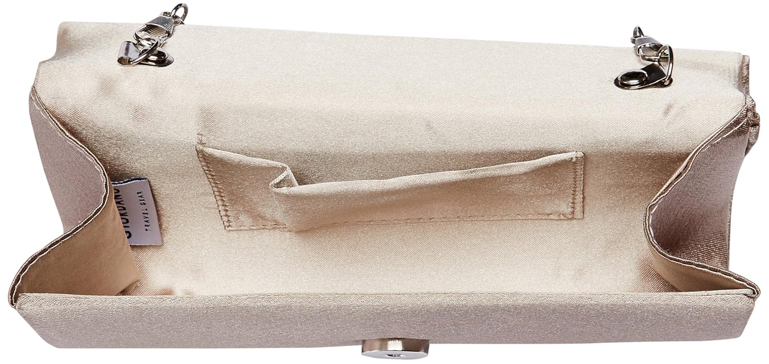 giordano women's clutch (gold)