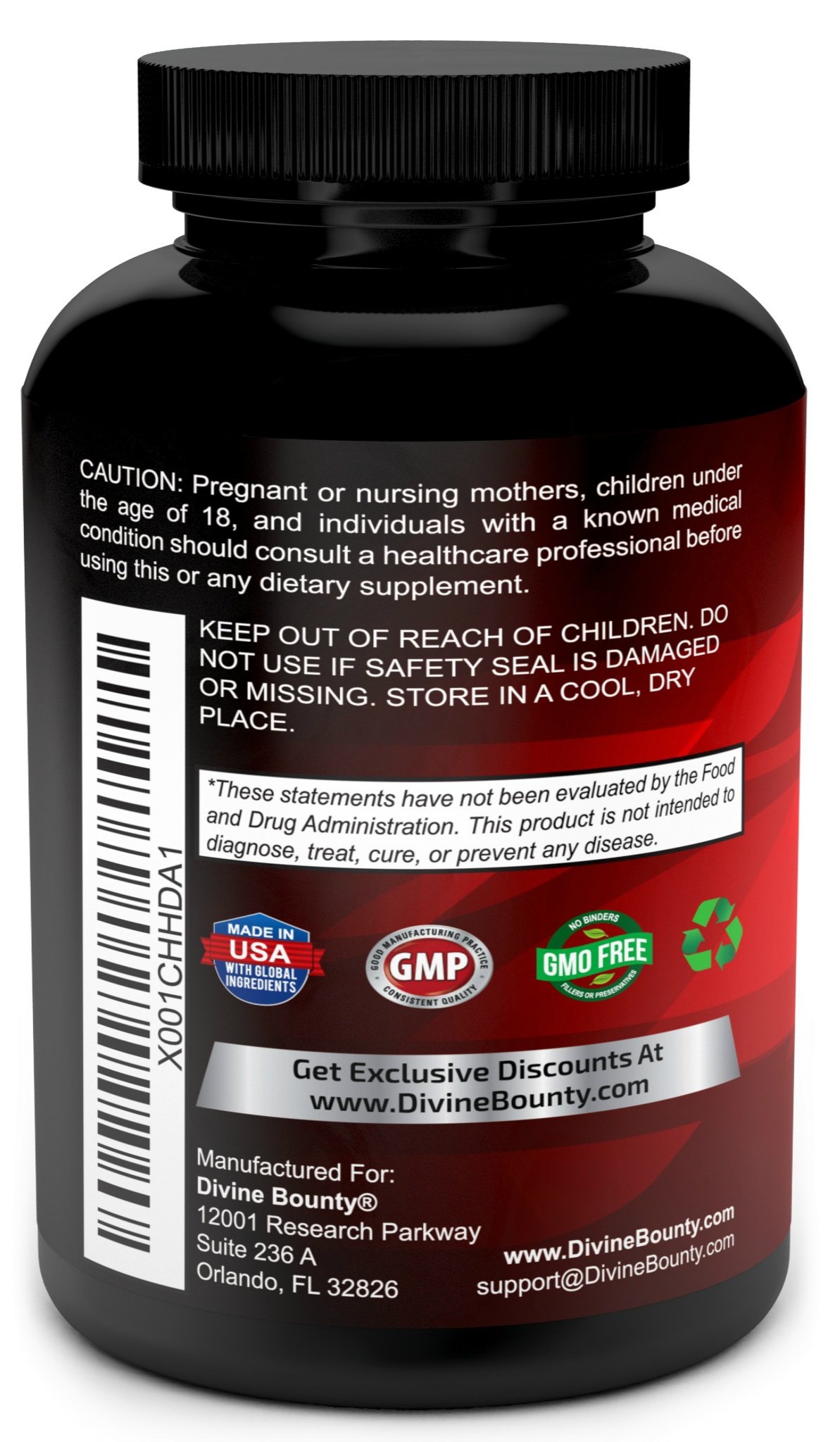 Acetyl LCarnitine Capsules 1200mg Per Serving L Carnitine Supplement