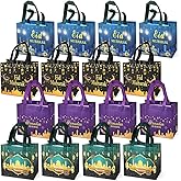 Aviski 16PCS Eid Mubarak Reusable Gift Bags, Treat Bags with Handles, Ramadan Mubarak Party Bags, Multifunctional Non-Woven Eid Bags for Gifts Wrapping, Ramadan Kareem Party Supplies, 23×22×11cm