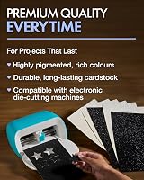 Italian Options Non-Shed Glitter Cardstock A4 250gsm Bright Lemon 10 Sheets view 5