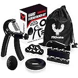 Fitivate Hand Grip Strengthener Workout Kit Pack Forearm Grip