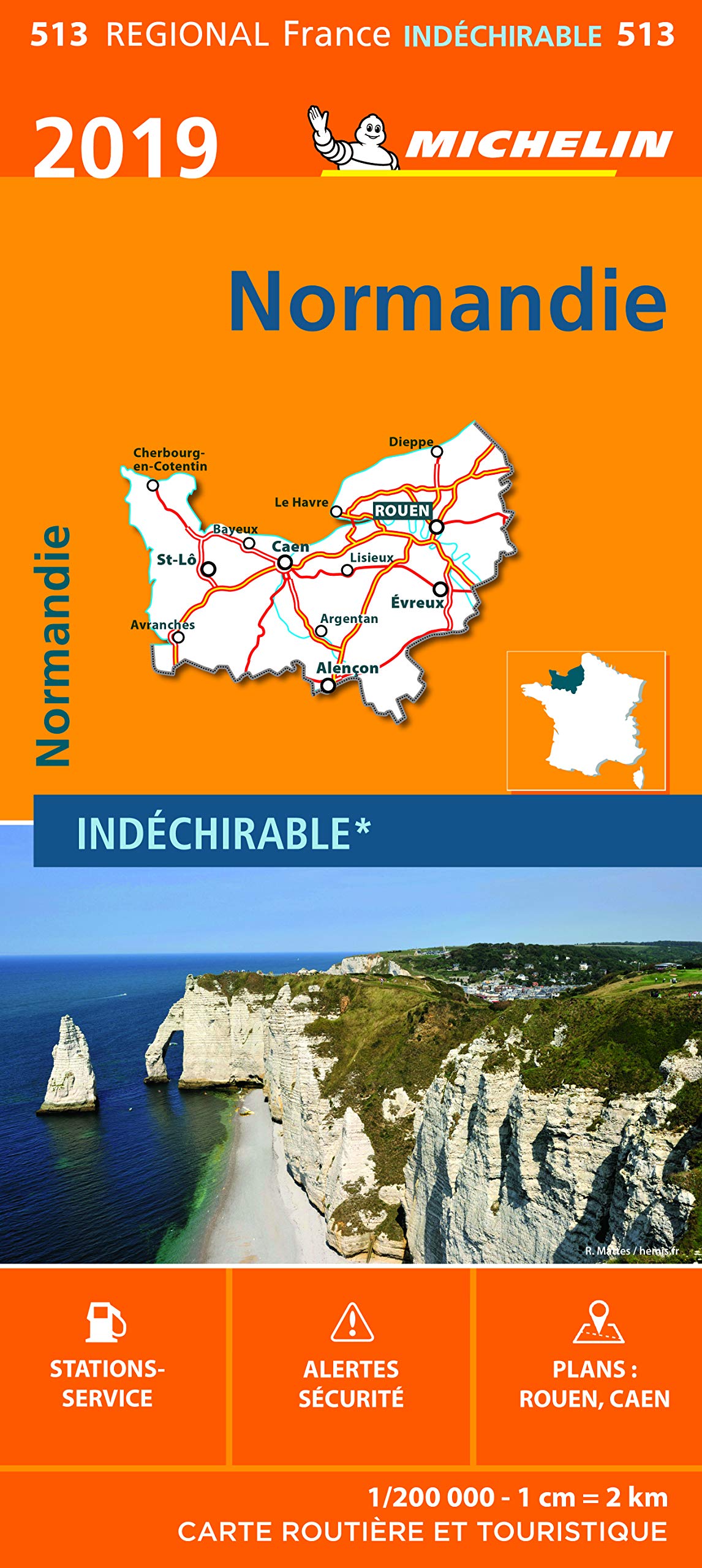 Amazon Fr Carte Normandie Michelin 19 Michelin Livres