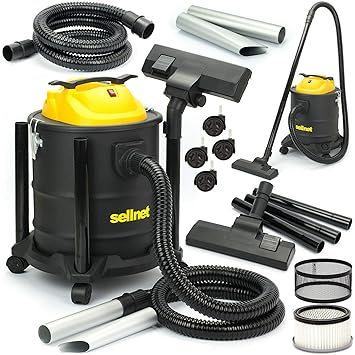 Aschesauger 20L Kaminsauger 1600W + Metallschutzfilter SN183