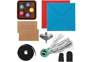 WICDIC Korean Folk Game Set-Korean Traditional Play Game Set Including Hand Eye Coordination Training Toy All Game Set- Jebi chagi Gong-gi Biseokchigi Paeng-y Ddakji Family Travel Games