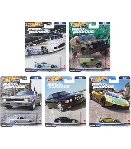 Amazon.com: Hot Wheels 2018 2 Fast 2 Furious Complete Set of