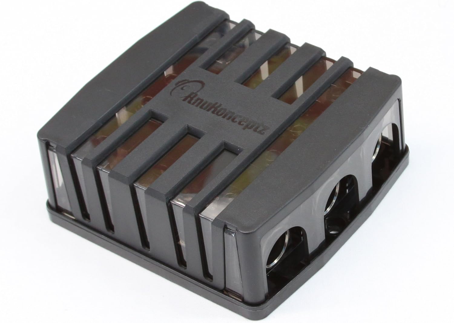 KnuKonceptz KNF60 2 Way 0 Gauge Power and Ground Distribution Block 0/