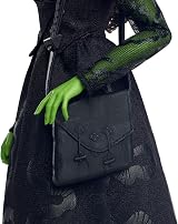 Mattel Wicked Elphaba Fashion Doll with Green Skin & Braided Hair HXT62 view 4