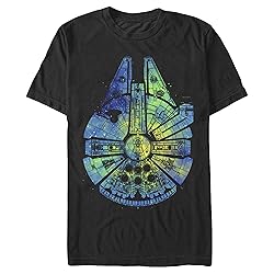 Star Wars Men's Psychedelic Millenium Falcon