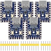 5pcs RP2040-Zero RP2040 USB-C Connector PICO Development Board | icrocontroller Dual-core 264KB Cortex M0+ Processor 2MB Flash Compatible with Raspberry Pi Support C/C++,MicroPython