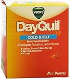 Vick's DayQuil Cold & Flu (Box of 25 Packets of 2 Liquicaps)