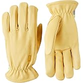 HESTRA PRO Cow Driver Work Glove I Leather 5-Finger Glove for Everyday Craftsmanship and Construction