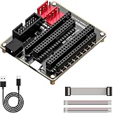 WatangTech RGB Matrix Adapter for ESP32-DevKitC, HUB75 5V | Gold-plated edge, dual 5V power inputs (Type-C/DC-044), dual VH-4P outputs, HUB75 interface, ESD protection