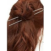 Day Rate Beauty Petite Power Pin 5.5-Inch, U-Shaped French Hair Pin for Buns, Twists and Updos, Hand-Dipped 14K Gold Hair Accessory, Made in USA