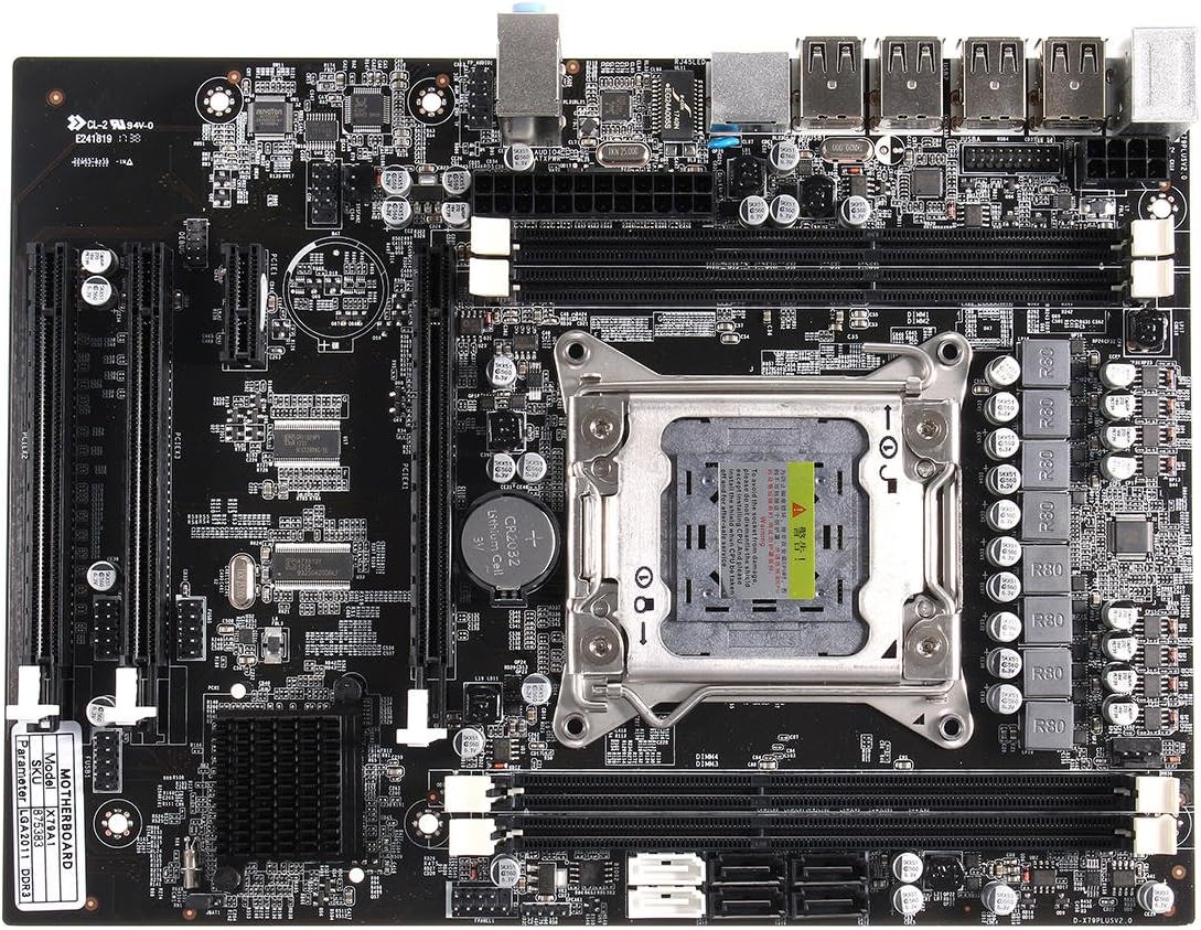 X79 AllSolid Capacitor ATX Motherboard Main Board for LGA2011 with 4