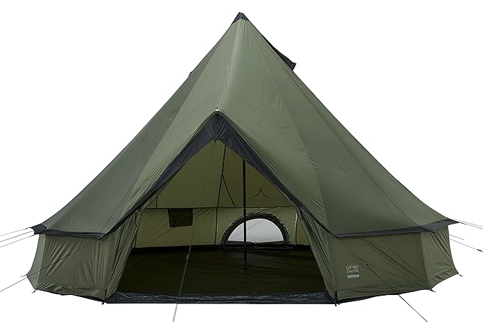 Grand Canyon Indiana - Rund-/ Pyramidenzelt, Tipi, 8 Personen, für Gruppen, Camping, Outdoor, Glamping, in verschiedenen farb