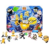 Minions Despicable Me 4 - Mega Battle Countdown Calendar | 10 2inch surprise collectible toy figures inside in the form of Mini Minion figures and other characters