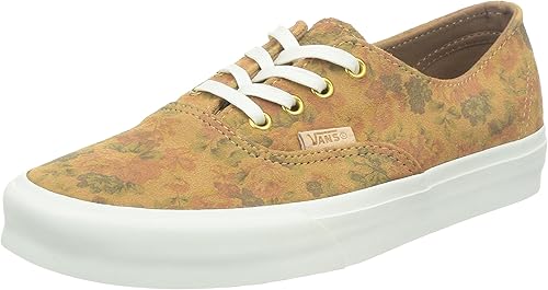 tan floral vans