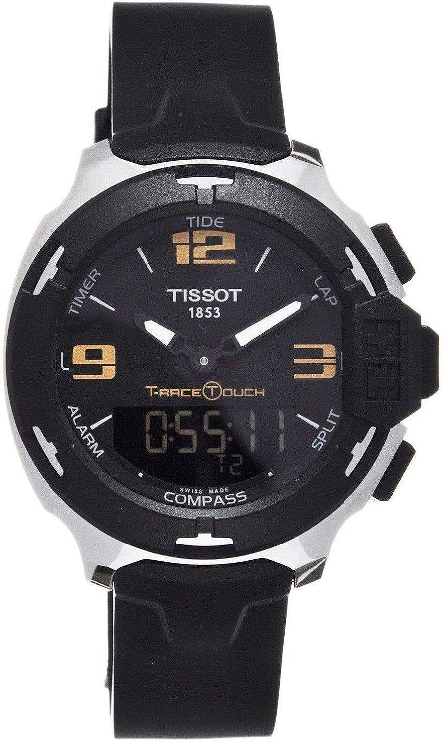 Tissot TRace Touch Analog Digital Dial Black Synthetic Strap Mens