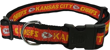 kansas city chiefs dog collar