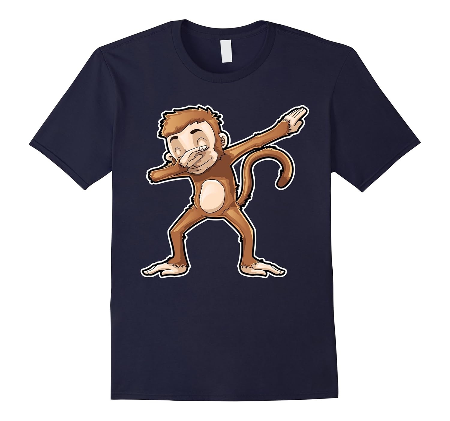 Dabbing Monkey T Shirt Funny Ape Monkeys Dab Dance Gifts Tee-ANZ