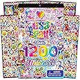 Lisa Frank Stickermania - Over 1850 Stickers! 25 Design Pages & 20 Interactive Play Scenes, Large Tablet Book - Includes Collectible Super Jumbo Stickers!