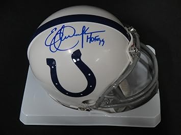 eric dickerson autographed helmet