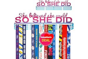 Miayork Upgrade Medal Holder Display Hanger Rack Medals-Medal Holder Wall Mount Easy to Install Race Runner Medal Frame