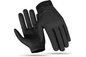 SAGA SPORTS Kids Cycling Gloves - Full Finger Bike Gloves for Boys & Girls, Non-Slip Motorbike Gloves for BMX, MTB, Scooter & Outdoor Sports