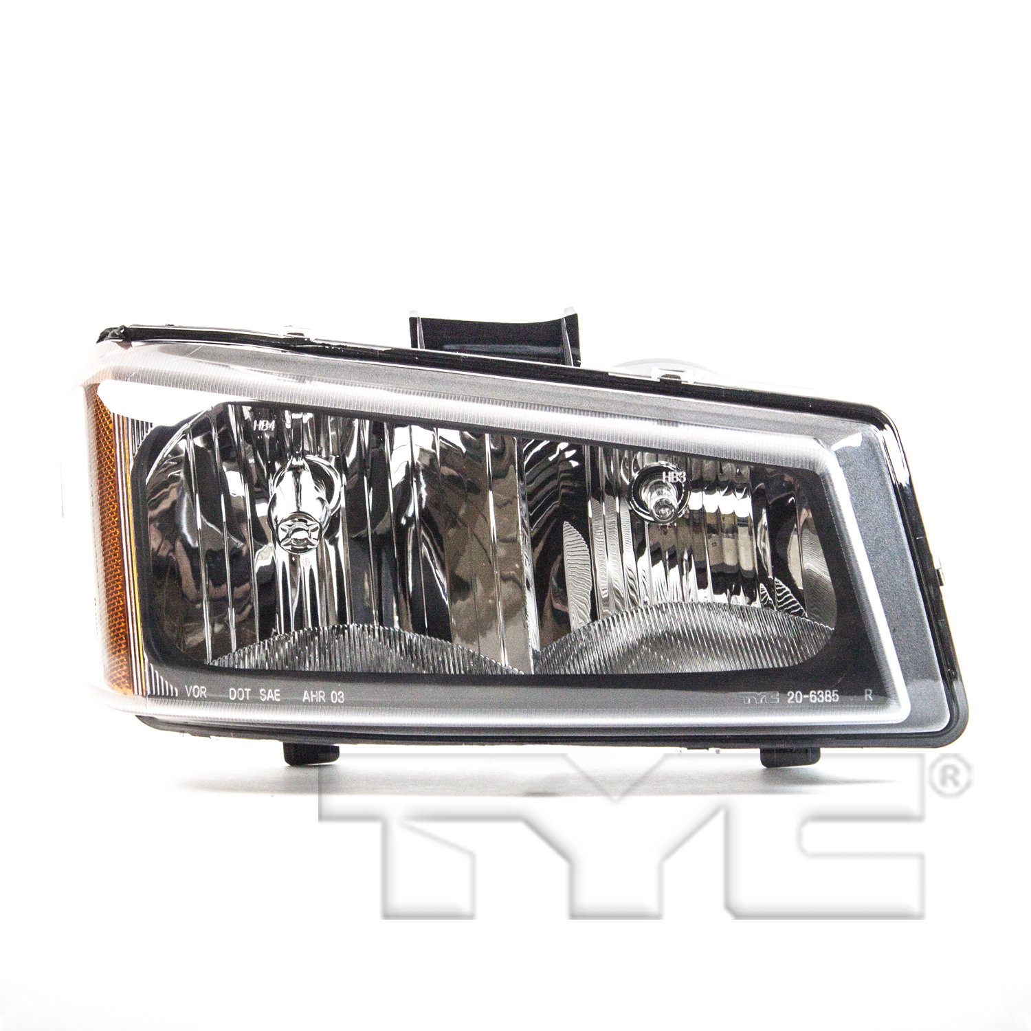 TYCRight Headlight Assembly Compatible with 2003-2006 Chevrolet Silverado
