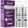 Minoxidil for Women Foam Hair Growth - 2% Minoxidil Hair Regrowth Treatment for Women, Topical Solution Hair Loss Treatments for Women, Minoxidil Thicker and Fuller Hair, 2-Month Supply, 2 x 2.11 oz