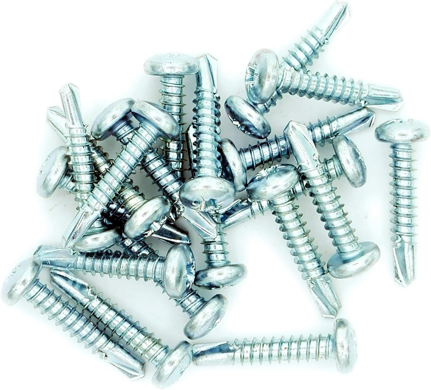 M3.5 (3.5mm x 19mm) Pozi Pan Self-Drilling Screw - Steel (Pack of 20), M3.5x19 - St (20) - Image 4